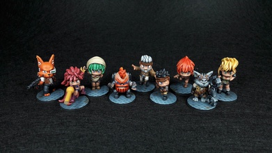 space chibis miniatures boardgames characters games toys board 3d print model - Mito3D