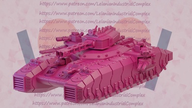 espaço comunista super pesado flutuar tanque martelo guerra 40k tau 3dprinting 3dmodelling jogos tampo mesa resina miniatura brinquedo brinquedos borda 3d print model - Mito3D