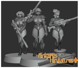 espaço elfos anime estatuetas wh40k martelo guerra 40k eldar irmã of batalha tau marinho jogos brinquedos borda 3d print model - Mito3D