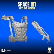 space kit action figures alien astronaut gear figure military gi joe classified marvel legends star wars black series games toys 3d print model - Mito3D
