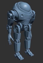 spazio robot futuristico tecnologia finzione macchinari sci fi futuro Android cyborg intelligenza Giochi giocattoli 3d print model - Mito3D