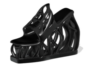 spazio scarpe moda sfida di scarpa l'usura calzature abbigliamento sandalo in esecuzione 3d print model - Mito3D