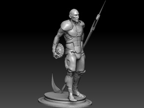 space sport games-toys sci fi figure miniature sculpture toy trophy warrier hero games toys 3d print model - Mito3D