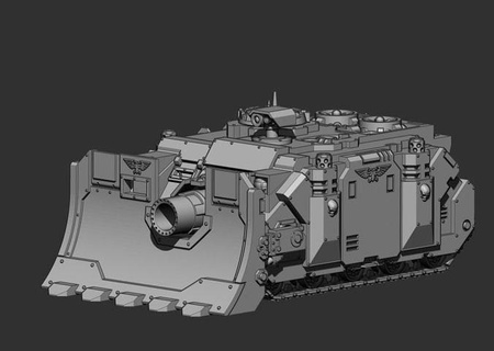 space tank marines vindicator miniatures hobby diy 3d print model - Mito3D