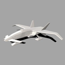 spacecraft concept vehicle spaceship scifi futuristic 3dprint flyingvehicle vehicleconcept fantasy 3dprintable starship 3printing spaceship3dmodel b3d blender3d toy toys games free 3d print model - Mito3D