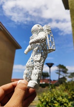 uzay adamı Voronoi kozmonot Uzay adam boşluk star Sanat 3d print model - Mito3D