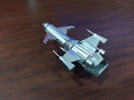 spaceship 3d vaisseau spatial espace scifi futuriste guerres étoiles extraterrestre avion arme combat trou noir miniatures sci aviation 3dprint loisir diy robotique 3d print model - Mito3D
