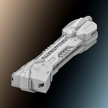 navicella spaziale corvetta miniatura wargaming sci fi armata stella guerre x ala flotta gotico giochi giocattoli gioco accessori 3d print model - Mito3D