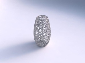spacious vase dense organic lattice 2 house decor 3d print model - Mito3D