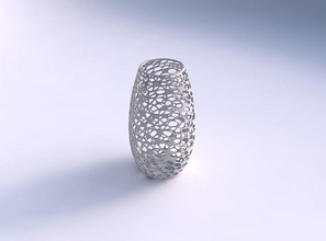 spacious vase dense organic lattice house decor 3d print model - Mito3D