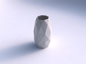 spacieux vase triangle plaques maison spacieuses les décor 3d print model - Mito3D