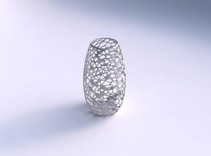 spacious vase twisted dense organic lattice house decor 3d print model - Mito3D