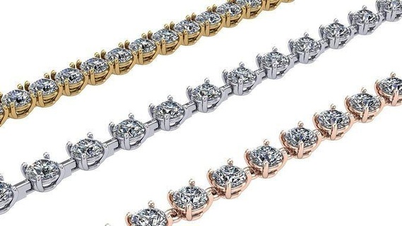 spare parts diamond round jewelry chain gem precious pendant luxury accessory gold bracelet sterling sapphire necklace jewel earring 3d print model - Mito3D