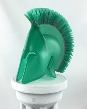 spartan casque art imprimable la sculpture le l'accessoire guerrier sculptures 3d print model - Mito3D