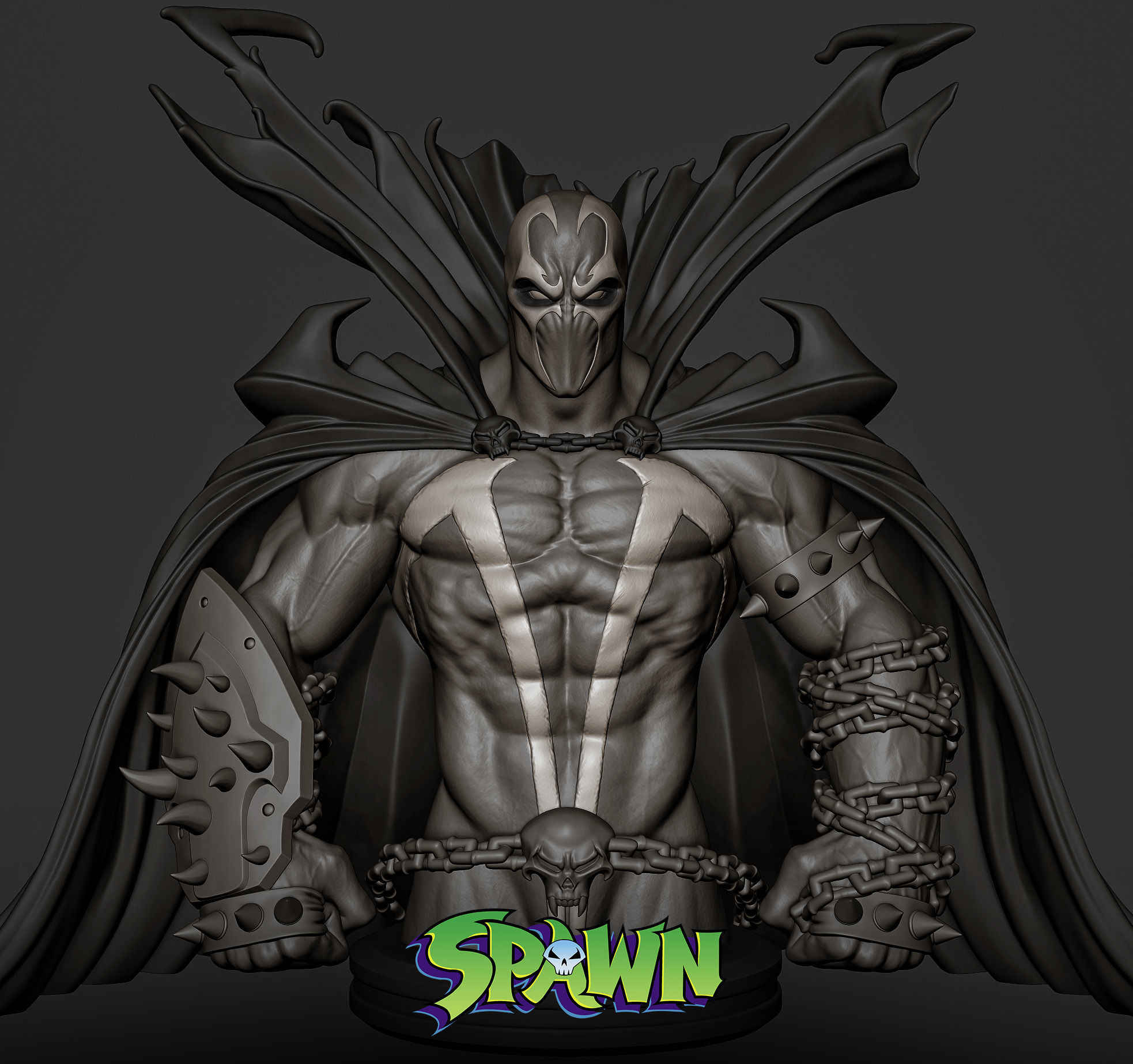 spawn - soldier of hell hero comics mcfarlane toy creature antihero power devil dark violator games toys 3D print model - Mito3D