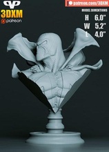 Aparecer busto 3d impresión stl juegos juguetes 3d print model - Mito3D