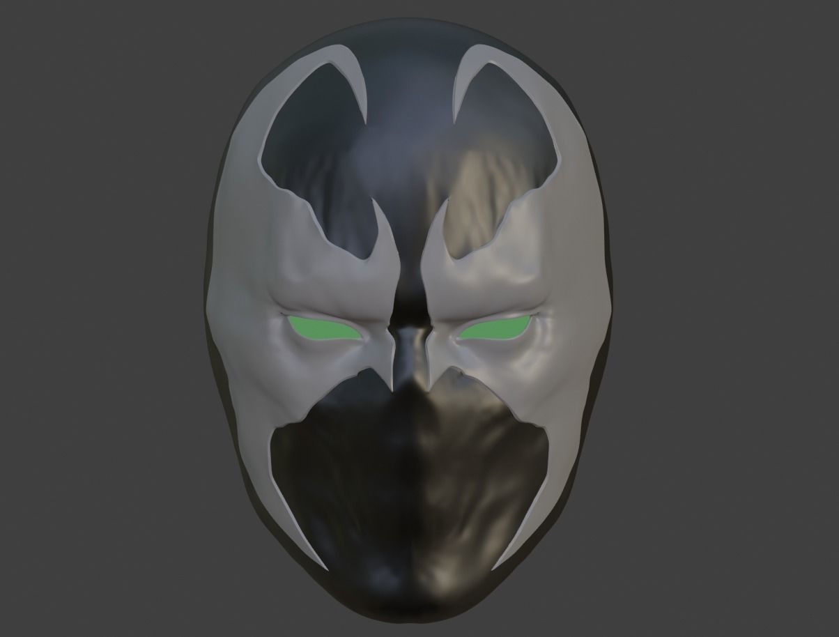 spawn helmet mask face mortal kombat cosplay airsoft mortalkombat spiderman venom deadpool props armor protection symbiote demon fullface head costume mk dc marvel hobby diy 3D print model - Mito3D