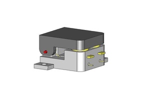 spdt momentaneo piccolo interruttore 3d stampabile elettrico scienza pft ingegneria 3d print model - Mito3D