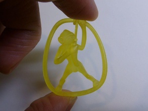 falar mal nenhum 2 jóias japão macaco banana educação proverbial pingentes 3d print model - Mito3D