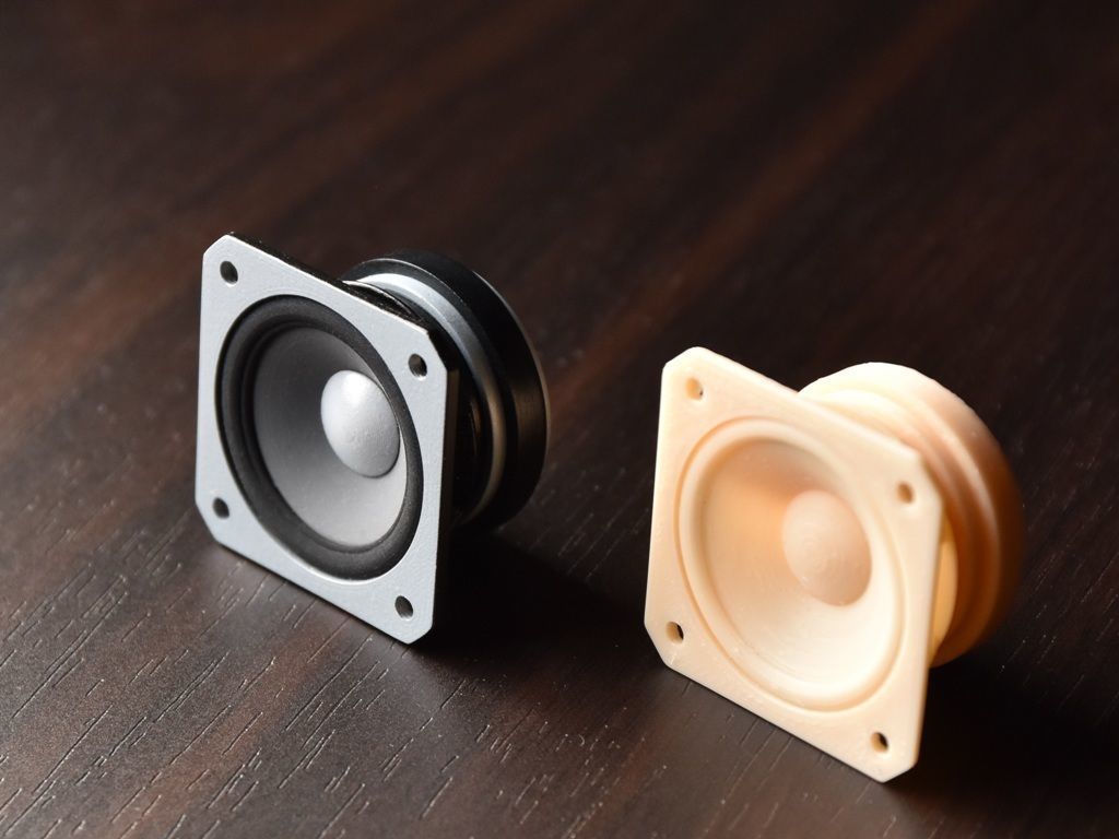 speaker unit assembly kit woofer sound miniature diy hobby electronics 3D print model - Mito3D