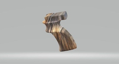 legna fucile maniglia pesca pescatura arbalete manico in legno passatempo fai meccanico parti 3d print model - Mito3D