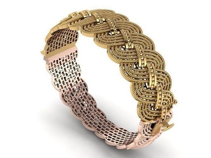 special 3d design gold silver desin ring printable rings diamond jewelry bracelets 3d print model - Mito3D