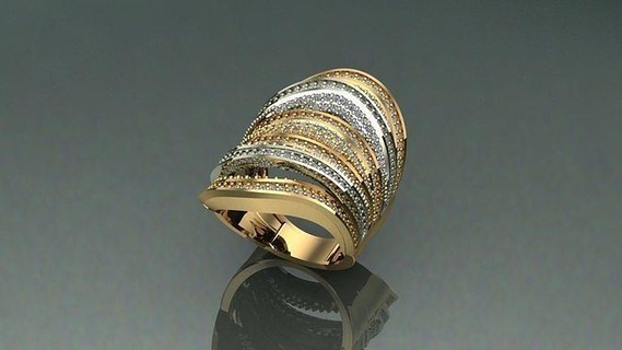 speciale 3d design oro gioielleria argento stampabile diamante anelli squillare gioiello nozze Fidanzamento gemma 3d print model - Mito3D
