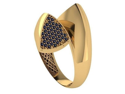 Besondere 3d Design Gold Schmuck Silber druckbar Diamant Ringe Ring Juwel Hochzeit Engagement Platin brillant Sterling Weiß Mode 3d print model - Mito3D
