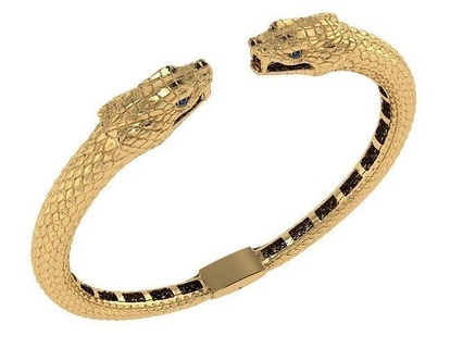 Besondere 3d Design Goldschmuck Silberschmuck Juwel Gold Silber 3ddesing 3dmodels desing Luxusschmuck Armband Trendarmband Diamanten leuchtenden Ring halskette Schmuck Armbänder 3d print model - Mito3D