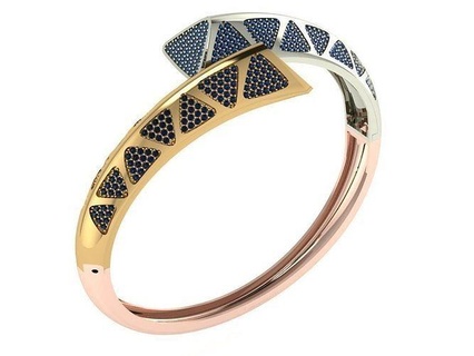 spécial 3d conception bracelet or argent luxe 3ddesing bijoux diamants anneaux collier gemme beauté bague dindemodèle dinde bracelets 3d print model - Mito3D