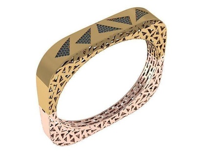 speciale 3d design argento squillare oro anelli ringh tu dici desing lettore gioielleria stampabile diamante gioiello braccialetti 3d print model - Mito3D