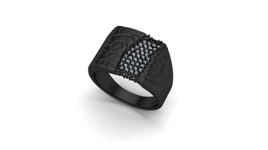özel erkek yüzüğü takı erkekler menring gem lüks oldring Gümüş mücevher moda ringmodel yeni model düğün yüzük 3d print model - Mito3D