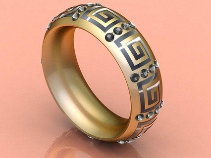 especial ring02 conjunto diseño joyería joya anillo Arte equipo anillos 3d print model - Mito3D
