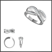 jcd formato especial anillos mujer 3design precio personalizado joyería joya 3dm compromiso anillo imprimible boda stl expediente tapper junquillo 3d print model - Mito3D