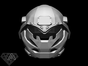 especial táctico casco airsoft cosplay guerrero Caballero invasor máscara combate prueba balas proteccion juegos juguetes juego accesorios 3d print model - Mito3D