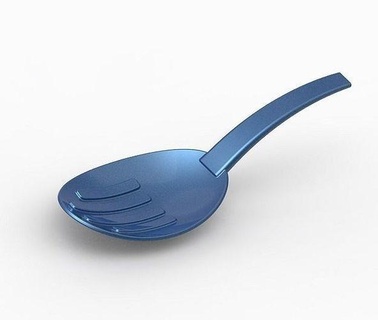 spectacular rice spoon kitchen vessel plate cooking breakfast lunch tableware house dinner restaurant hotel cookie sweet dish bowl household food houseware fashion dining 3d print model - Mito3D