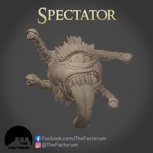 spectator pre-supported dungeons dragons wargaming rpg beast monster creature beholder games toys 3d print model - Mito3D
