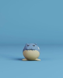 spheal game toy action pokemon anime japan tokio cartoon art manga cute home collectible sculpture character games toys 3d print model - Mito3D