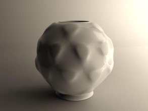 esfera maceta grande casa de la flor flores florero los floreros decoración diseño dae las del jarrón 3d print model - Mito3D