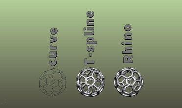sphere t-spline rhino courbe loisirs-bricolage t spline de la sphère bio virus carbonifère passe-temps le bricolage d'autres hobby 3d print model - Mito3D