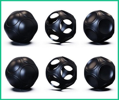 spheres 3d model collection print geometric abstract shape mathematical statue ball geometry symbol art design printable sphere printed decoration sculpture hobby diy 3d print model - Mito3D
