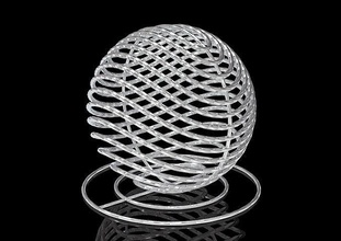 sferax prit deometria forma arredamento statua decorazione casalinghi sfera prototipo sperimentale modello 3d arte matematico 3d print model - Mito3D