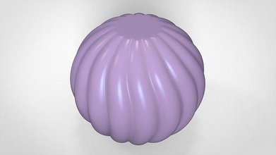 spherical candle silicone mold bougie 3dprint wax moule decor printable housedeco general house moldmaking craft bubble dynamic 3d hobby diy 3d print model - Mito3D