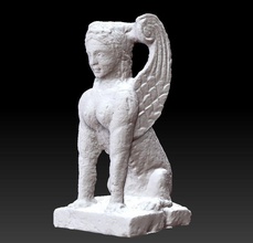 sphinx statue egypt sculpture figure art sculptures 3d print model - Mito3D