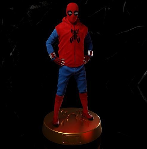 spider man casa traje regreso araña hombre maravilla mcu historietas capitán America hierro vengadores Arte esculturas 3D print model - Mito3D