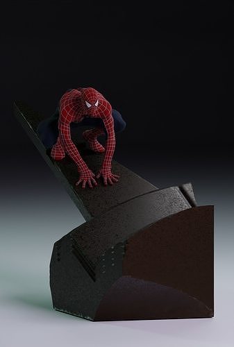 spider man tobey ventilador arte maravilha homem Aranha maneira casa Super heroi quadrinho herói figura escultura estátua 3dmodel 3d 3dprint imprimível personagem colecionáveis Admirador esculturas 3D print model - Mito3D