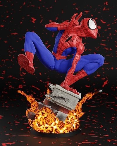 spider man hayran Sanat örümcek Örümcek Adam adam ev Aranha hayret 3dprinting heykel çizgi roman komik anatomi hq Peter Parker zehir koleksiyon Yenilmezler heykeller 3D print model - Mito3D