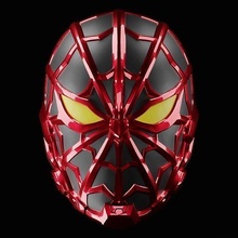 spider-man miles morales strike helmet spider man props cosplay budwin marvel hobby diy 3d print model - Mito3D