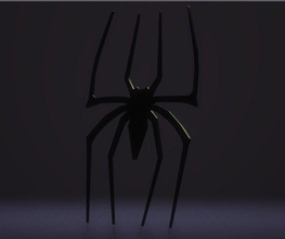spider man raimi amblem 2002 versiyon örümcek adam kostüm oyunu göğüs logo hobi kendin yap 3d print model - Mito3D