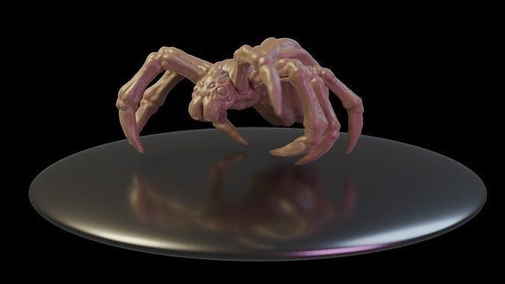 araña Arte escultura esculpir miedo escalofriante esculturas 3d print model - Mito3D